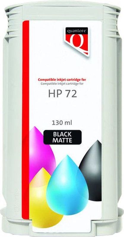 Quantore - C9403A - Inkcartridge - Mat Zwart - 1 Stuk