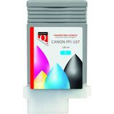 Inktcartridge Quantore alternatief tbv Canon PFI-107 blauw | 12 stuks