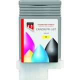 Inktcartridge Quantore alternatief tbv Canon PFI-107 geel | 12 stuks