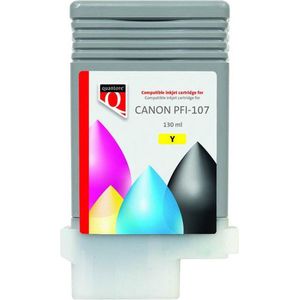 Inktcartridge Quantore alternatief tbv Canon PFI-107 geel | 12 stuks