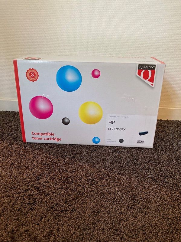 Quantore - CF237X Tonercartridge - Zwart - Vervangend Alternatief