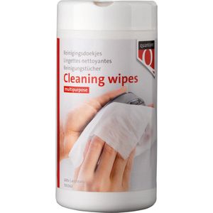 Reinigingsdoekjes Quantore dispenser à 100 universele doekjes | 12 stuks