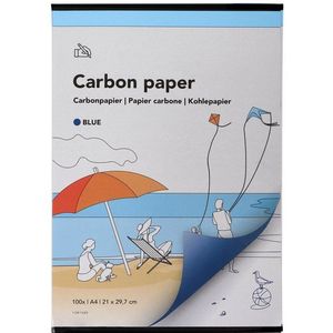 Carbonpapier Qbasic A4 21x29,7cm 100x blauw