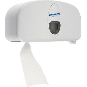 DISPENSER CLEANINQ DUO TOILETPAPIER WIT