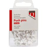 Quantore - Push pins wit 40 stuks