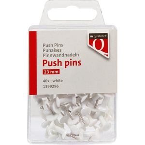 Push pins Quantore wit 40 stuks