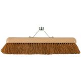 Cleaninq - Houten Zaalbezem - 50cm - Kokosvezel - Binnengebruik