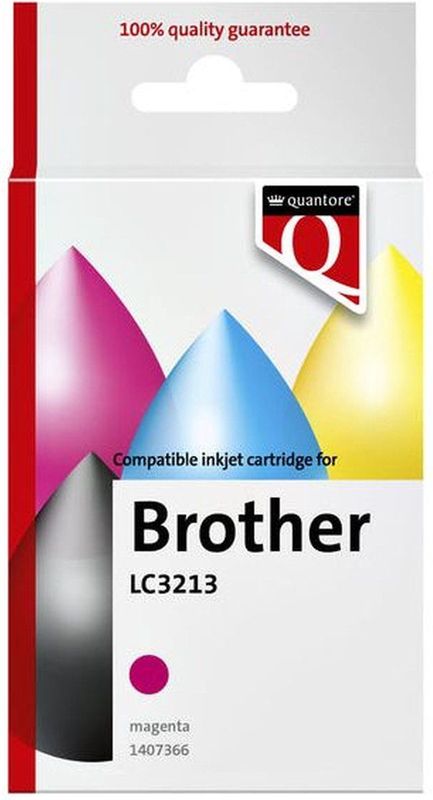 Quantore - LC3213 - Inktcartridge - Rood - 1 Stuk