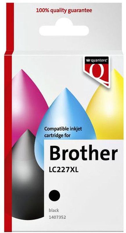 Quantore - LC227XL - Inktcartridge - Zwart - 1 Stuk