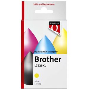Quantore - LC225XL Inktcartridge - Geel - Alternatief voor Brother