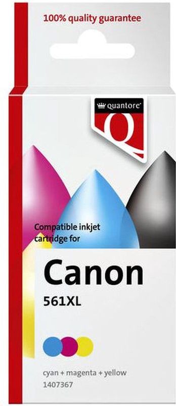 Quantore - Inktcartridge Alternatief - Canon CL561XL - Kleur - 1 Stuk