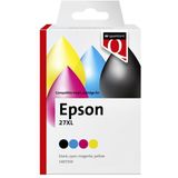Quantore - Alternatief Inktcartridge - Zwart + 3 Kleur - Voor Epson 27XL