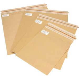 Sendbag verzendverpakking 23/25x32 + 5cm bruin