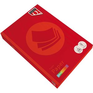 Quantore - Colour - Kopieerpapier - Felrood - A4 - 80gr - 500 vel