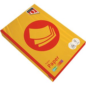 Quantore - Colour - Kopieerpapier A4 - Diepgeel - 500 Vel - 80gr