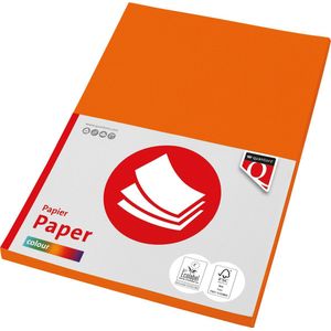 Kopieerpapier Quantore Colour A4 80gr oranje 100 vel