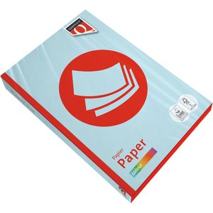 Kopieerpapier Quantore Colour A4 120gr lichtblauw 250 vel | 5 stuks