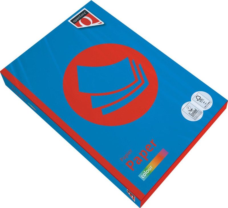 Quantore - Colour - Kopieerpapier - Diepblauw - A4 - 120 gram - 5 stuks