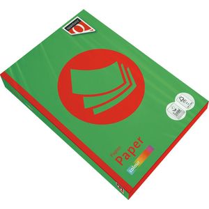 Kopieerpapier Quantore Colour A4 120gr grasgroen 250 vel | 5 stuks