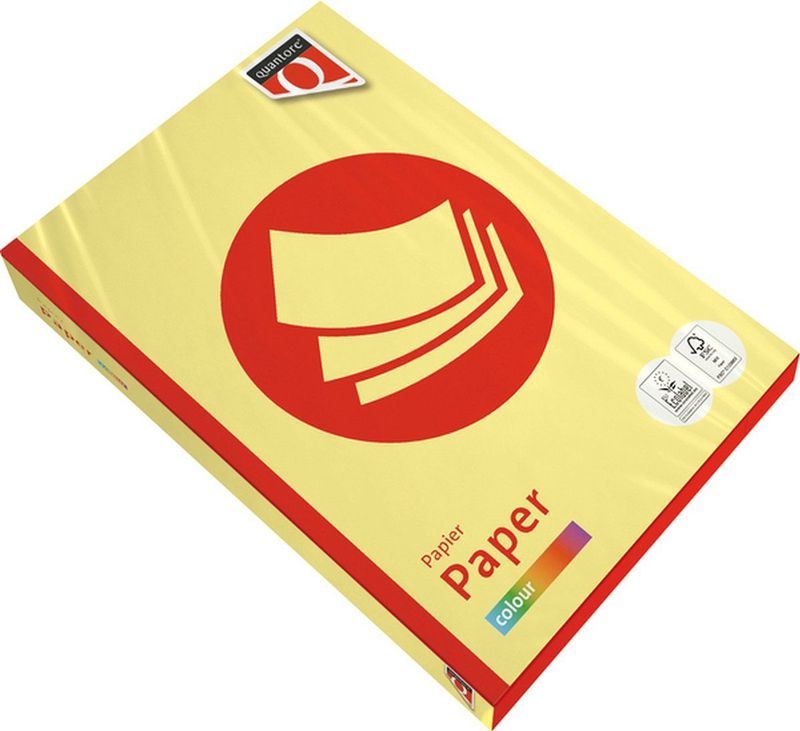 Quantore - Colour - Kopieerpapier - Geel - A4 - 120 gram
