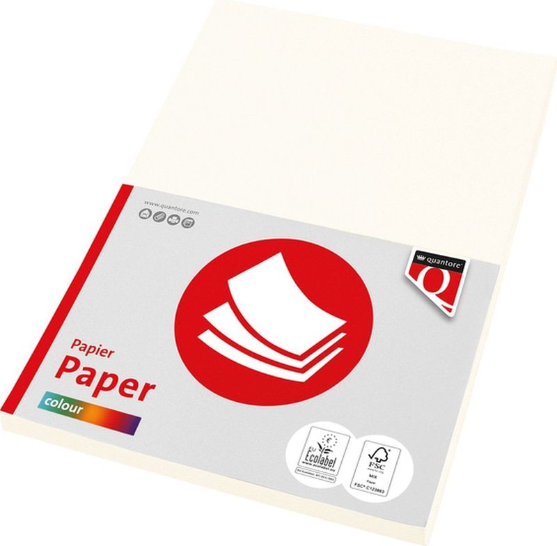 Quantore - Col-100 - Kopieerpapier - Roomwit - A4 - 120 gram
