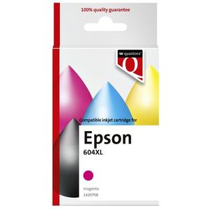 Quantore - Inktcartridge - Rood - Alternatief voor Epson 604XL