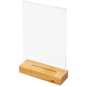 Houten menuhouder t tafeldisplay a5 portret | 25 stuks