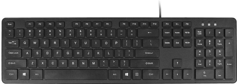 Quantore - QWERTY - Toetsenbord - Zwart - Bedraad - USB-A