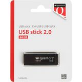 Quantore - USB-stick - Zwart - 64GB - USB 2.0
