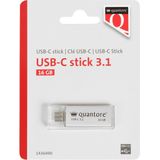 Quantore - USB-C - USB-stick - Zilver - 16GB - 3.1 - 400 stuks