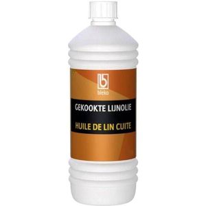 Bleko gekookte lijnolie 500ml transparant