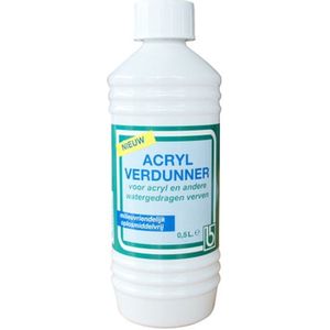 De Parel - Acrylverf Verdunner - Verfadditief - Voor Watergedragen Verf