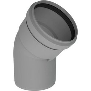 Burgerhout Bm pp kunststof rookgasafvoerbocht 100mm 43/45°
