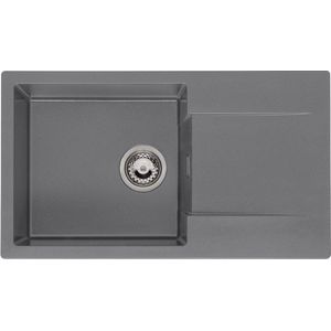 Reginox Amsterdam 43 spoelbak 76x43,5cm Grey Silvery