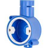 Hafobox - Inbouwdoos - Blauw - Kunststof - Rond - Draaibare Ring