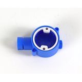 Hafobox - Inbouwdoos - Blauw - Kunststof - Rond - Draaibare Ring