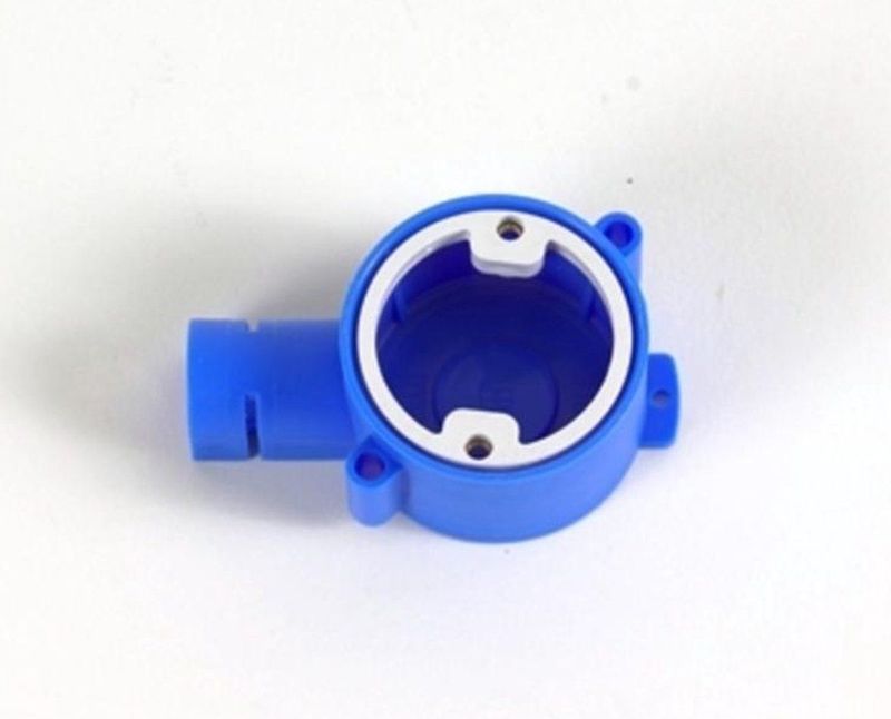 Hafobox - Inbouwdoos - Blauw - Kunststof - Rond - Draaibare Ring