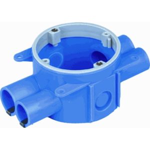 HAF - HW50 Inbouwdoos - Blauw - Kunststof - Diameter 76mm - Diepte 52mm
