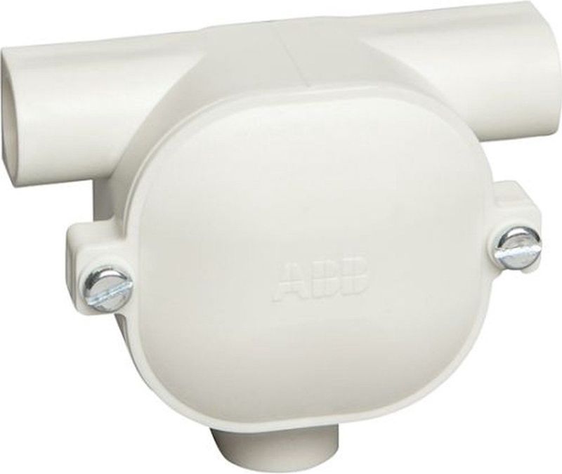 ABB T-Doos - Kleur Wit - Kunststof - 3 Invoeren - Blinddeksel