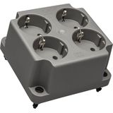 Afdekking - Grijs - Gerecycled Plastic - Voor ABB Hafobox 3640