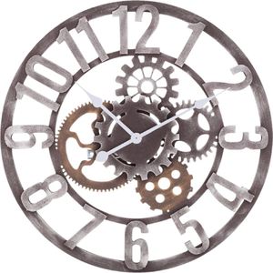 Wandklok, 25,4 cm ronde decoratieve acryl strand kust outdoor klok met Wandklok, 25,4 cm ronde decoratieve acryl strand kust outdoor klok met
