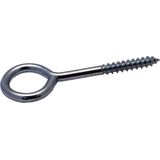 Verzinkt - Schroefoog - HD 5.25 x 37 x 20mm - Voor Binnen- en Buitengebruik