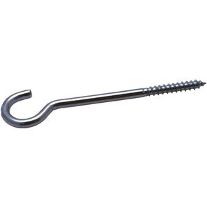 GebuVolco - Schroefhaak - Elvz - 80X14X4mm - 100 Stuks - Ijzer Gegalvaniseerd