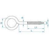 Zware Schroefogen - Gegalvaniseerd - Voor Binnen- en Buitengebruik