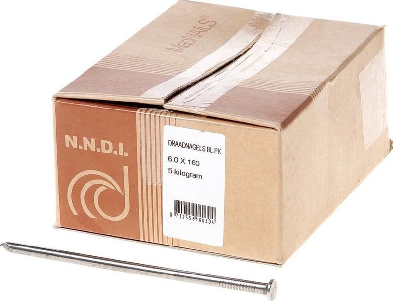 MacNAILS Kg draadnagelsx160 pk blank