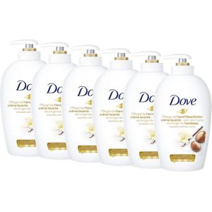 Dove - Zeeppomp / Handzeep - Sheabutter & Vanille - 250 ml - 6 stuks