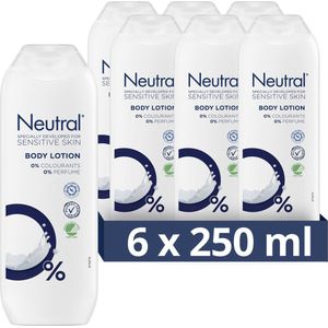 Neutral 0% Bodylotion - Normaal - bevat 0% parfum en 0% kleurstof - 6 x 250 ml