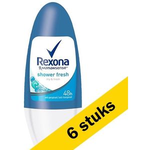 6x Rexona deoroller Shower Fresh (50 ml)