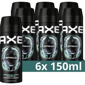 6x Axe Deodorant Bodyspray Apollo 150 ml