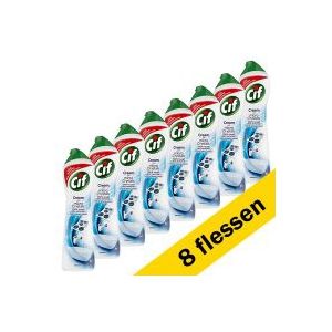 CIF Cream Original - 8 x 500 ml - Schuurmiddel - Voordeelverpakking